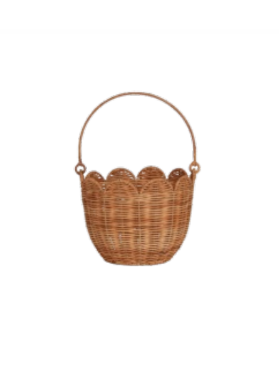 Rattan Tulip Carry Basket | Natural