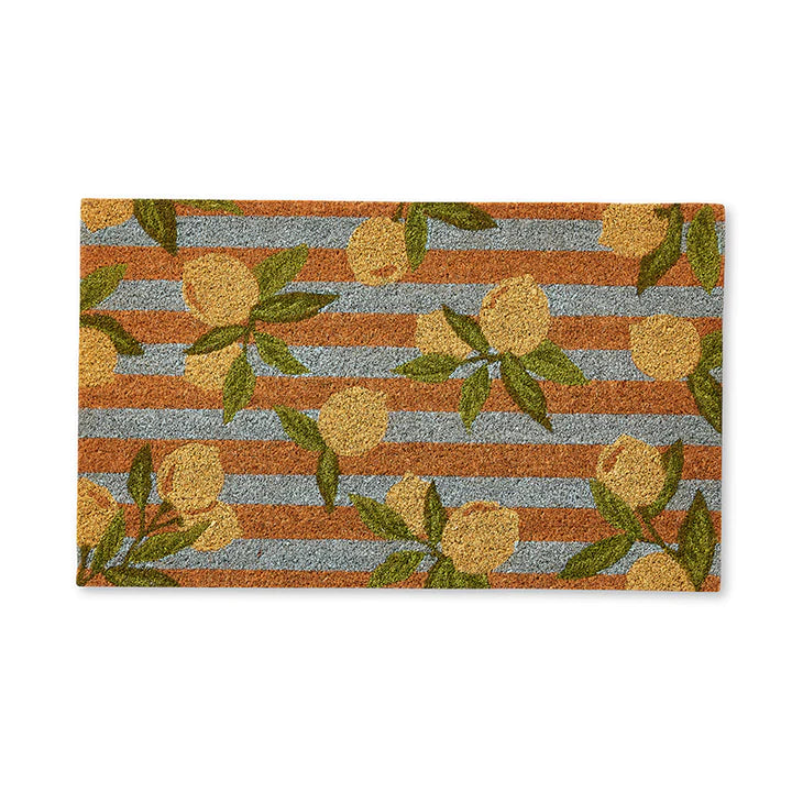 Lemon Stripe Doormat 45x75cm