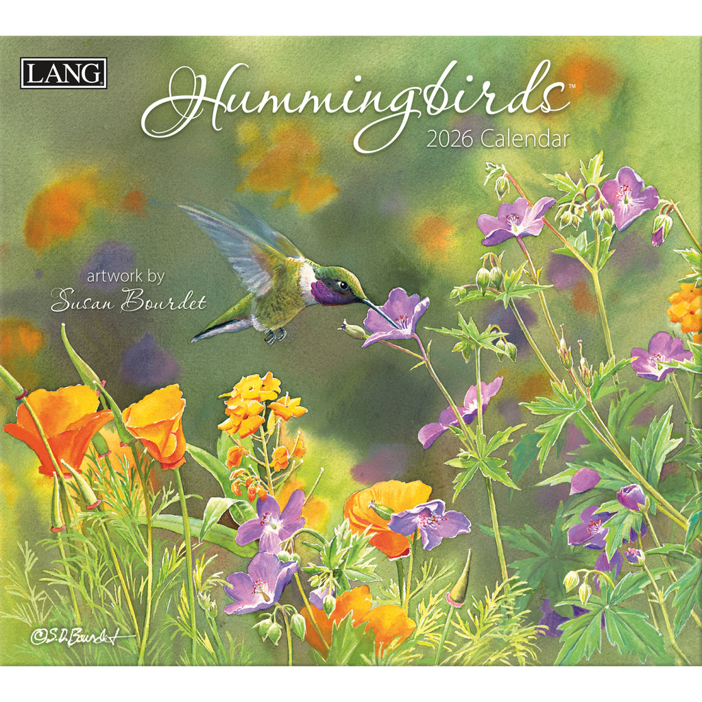 Hummingbirds 2026 Wall Calendar Whatever Mudgee