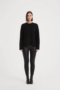 Basic Knit Sweater | Black