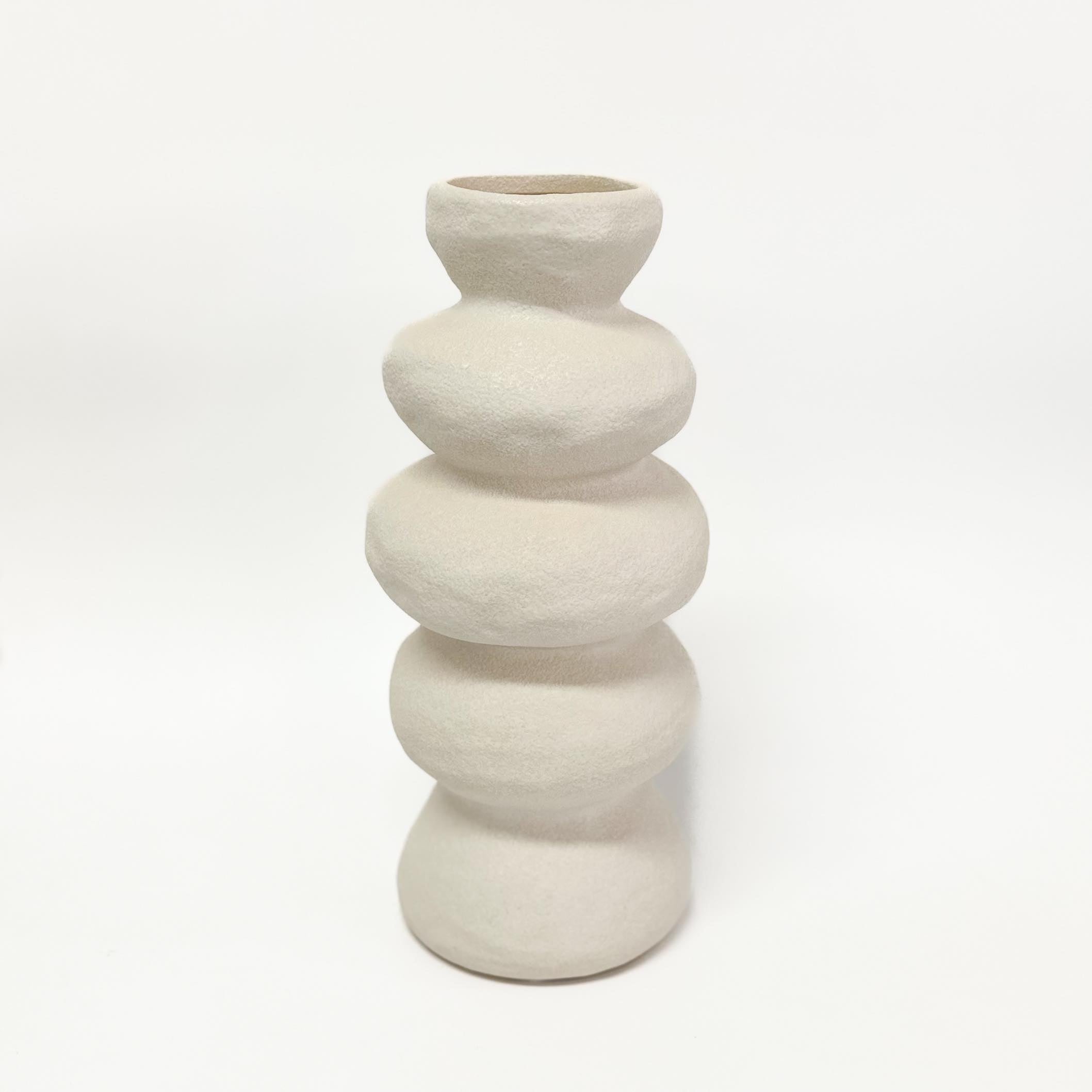Ravella Ceramic Vase | White