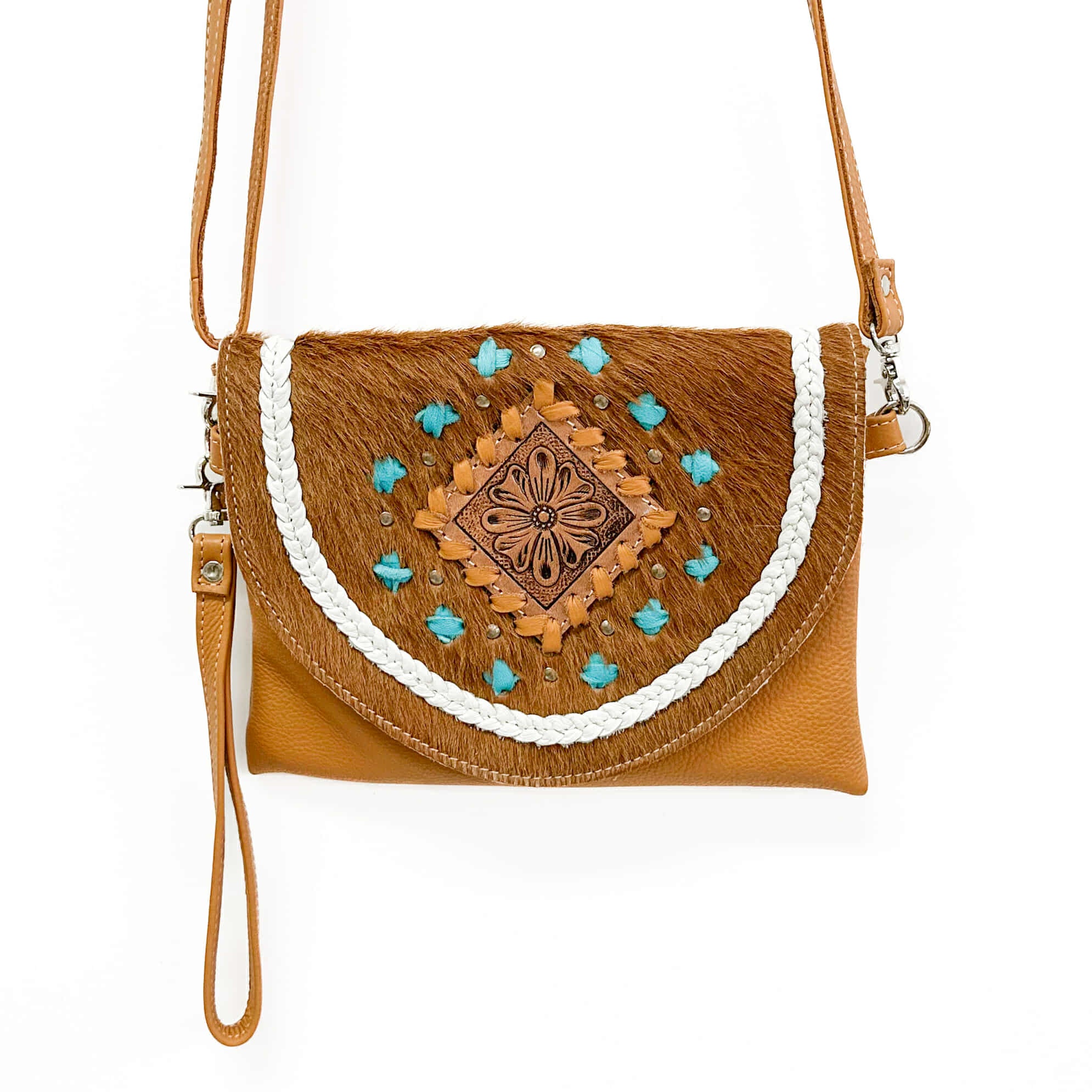Waco | Small Boho Bag with Leather Stitch