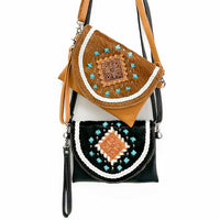 Waco | Small Boho Bag with Leather Stitch