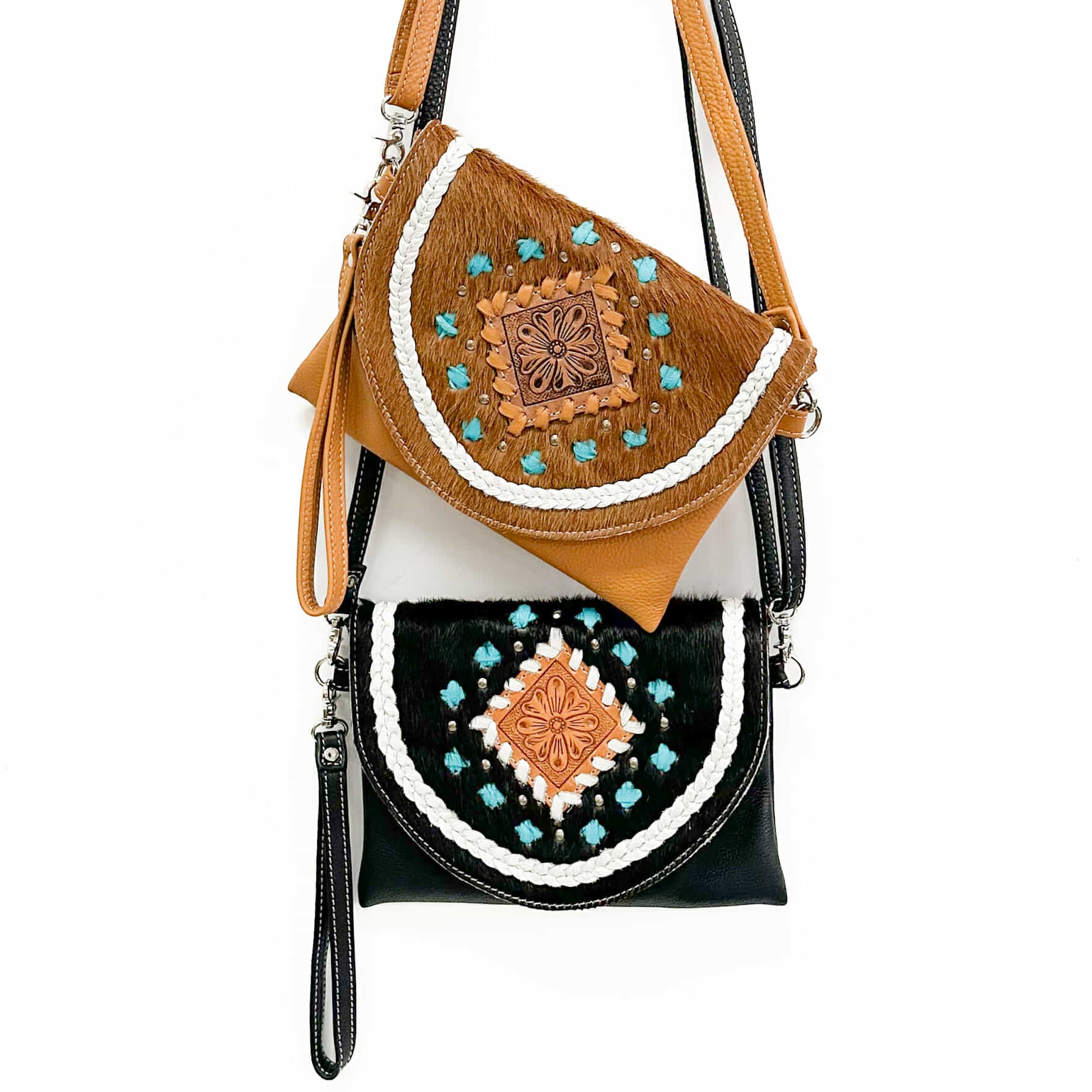 Waco | Small Boho Bag with Leather Stitch