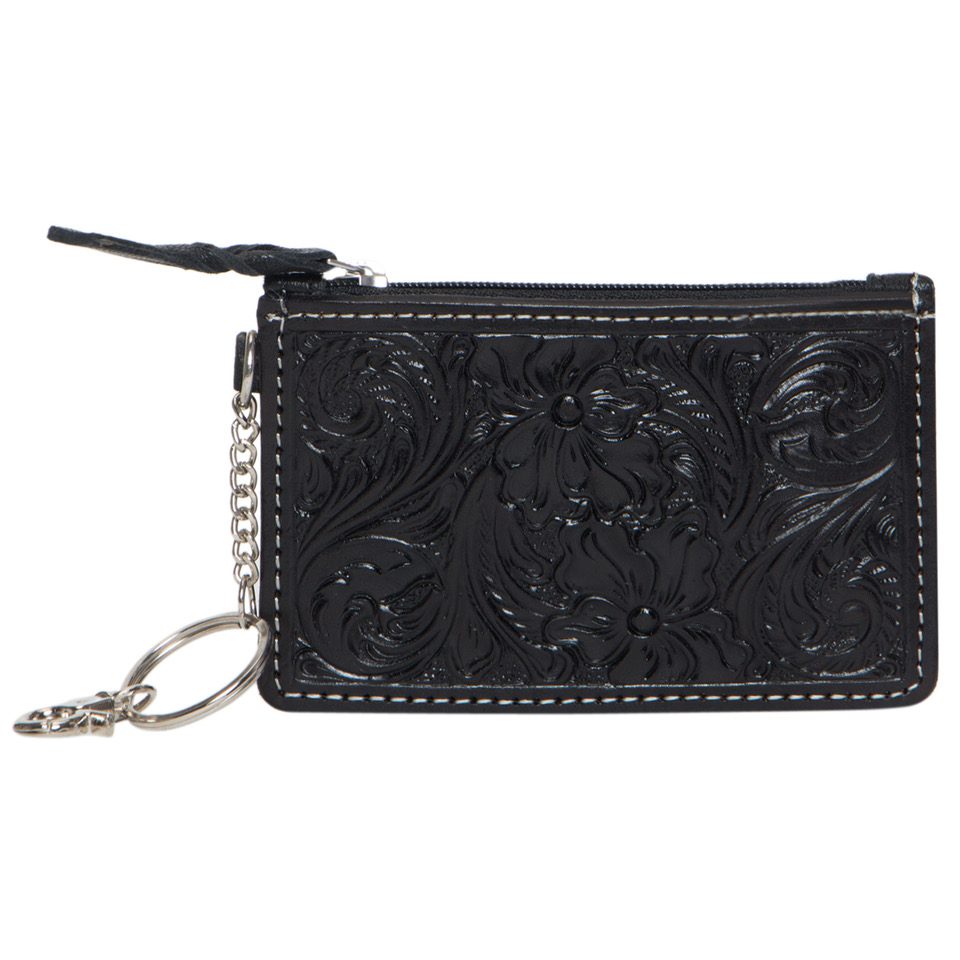 Tacna Tooling Leather Key / Card Purse