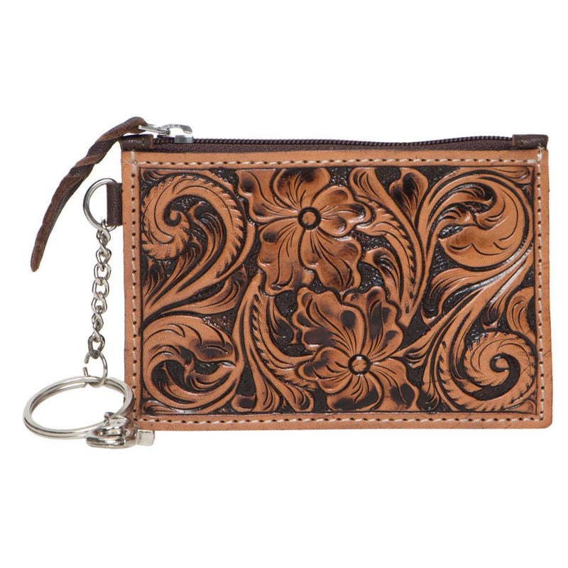 Tacna Tooling Leather Key / Card Purse