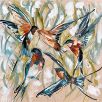 Bird Art By Amanda Brooks | Stone Drink Coaster Collection