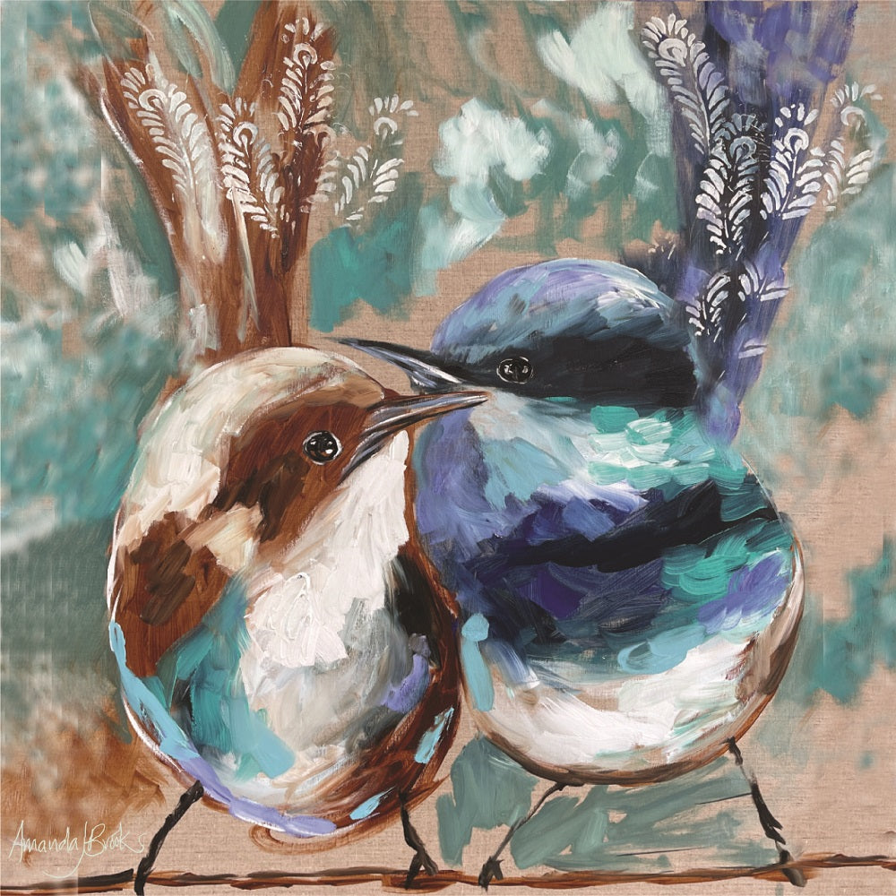 Bird Art By Amanda Brooks | Stone Drink Coaster Collection