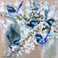 Bird Art By Amanda Brooks | Stone Drink Coaster Collection