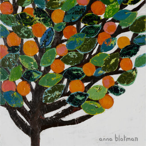 Colourful Flowers By Anna Blatman | Stone Drink Coaster Collection