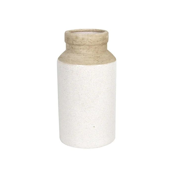 Denver Stone Cream Taupe Narrow Vase