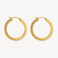 Radiance Hoop Earrings | Yellow Gold