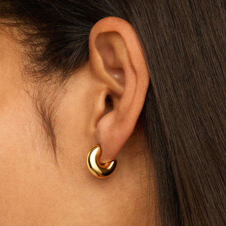 Moonbow Stud Earrings | Rose Gold