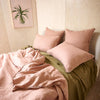 French Linen Pillowcase Set | Lotus