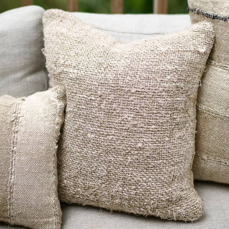 Wabi Cushion | 100% Recycled Linen Natural