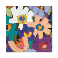 Colourful Flowers By Anna Blatman | Stone Drink Coaster Collection