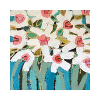 Colourful Flowers By Anna Blatman | Stone Drink Coaster Collection