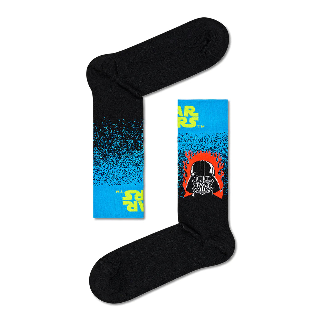 Star Wars Darth Vader Black, White, and Gray Dress Socks and Lapel Pin Gift Set