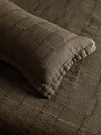 Palermo Olive French Linen Cushion