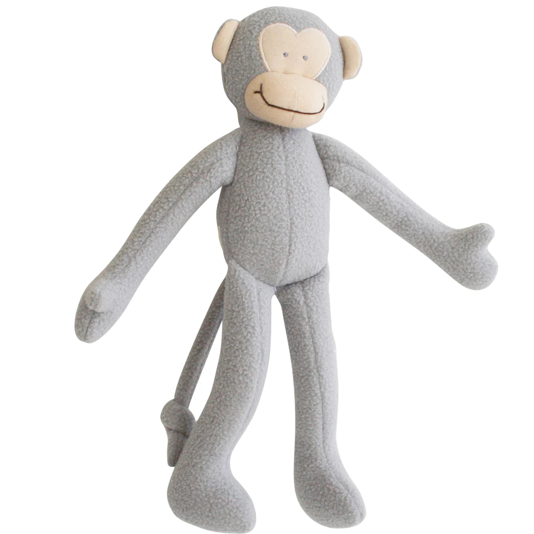 Fleece Monkey Toy Rattle