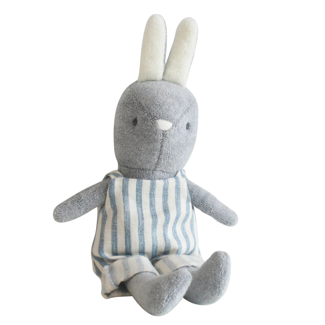 Baby Benny Bunny 25cm | Chambray Stripe