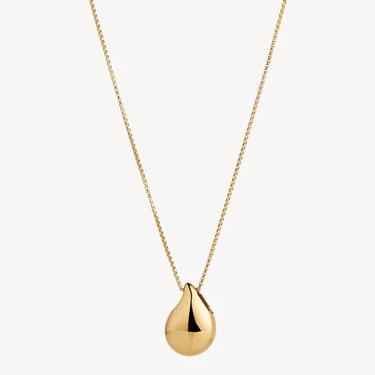 Sunshower Small Yellow Gold Necklace
