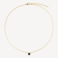 Heavenly Onyx Necklace | Yellow Gold