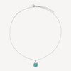 Husk Turquoise Small Necklace (45cm+ext)