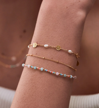 Mini Mixed Duo Chain Bracelet | Love