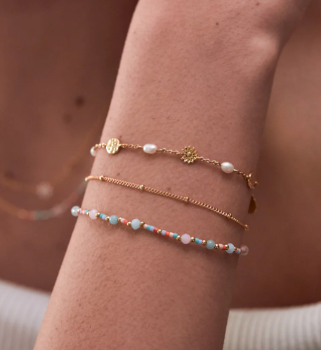 Mini Mixed Duo Chain Bracelet | Love