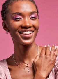 Circle CZ Silver Necklace | You Are Capable Of Amazing Things