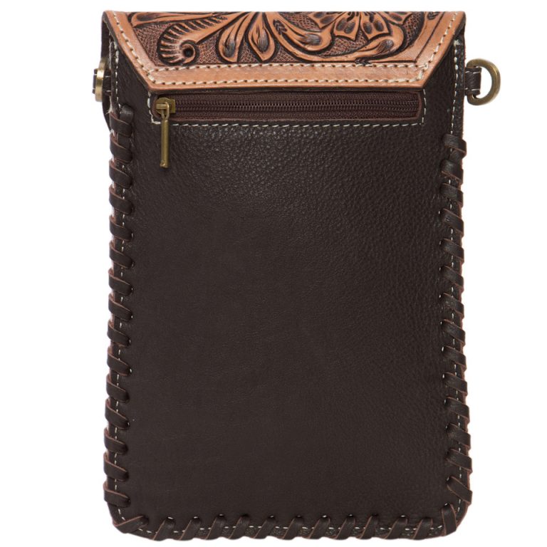 Tole | Cowhide Phone Bag with Tooling
