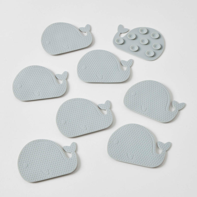 Baby Bath Anti-Slip Whale Pads | Set Of 8