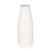 Tuba Ceramic Vase | White