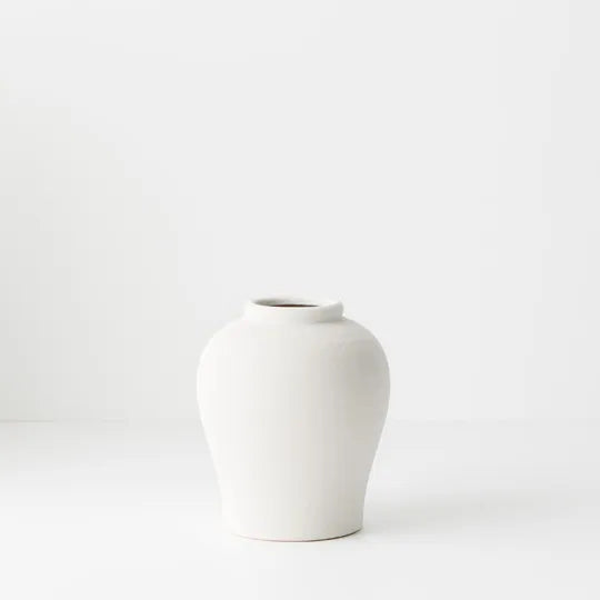 Urn Herama | Antique White Vase