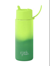 34oz Stainless Steel Single Wall Bottle Colour Change with Flip Straw Lid