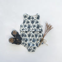 Baby Girls Nora Playsuit | Navy Floral
