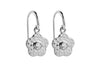 Forget-Me-Not Silver Drop Earring