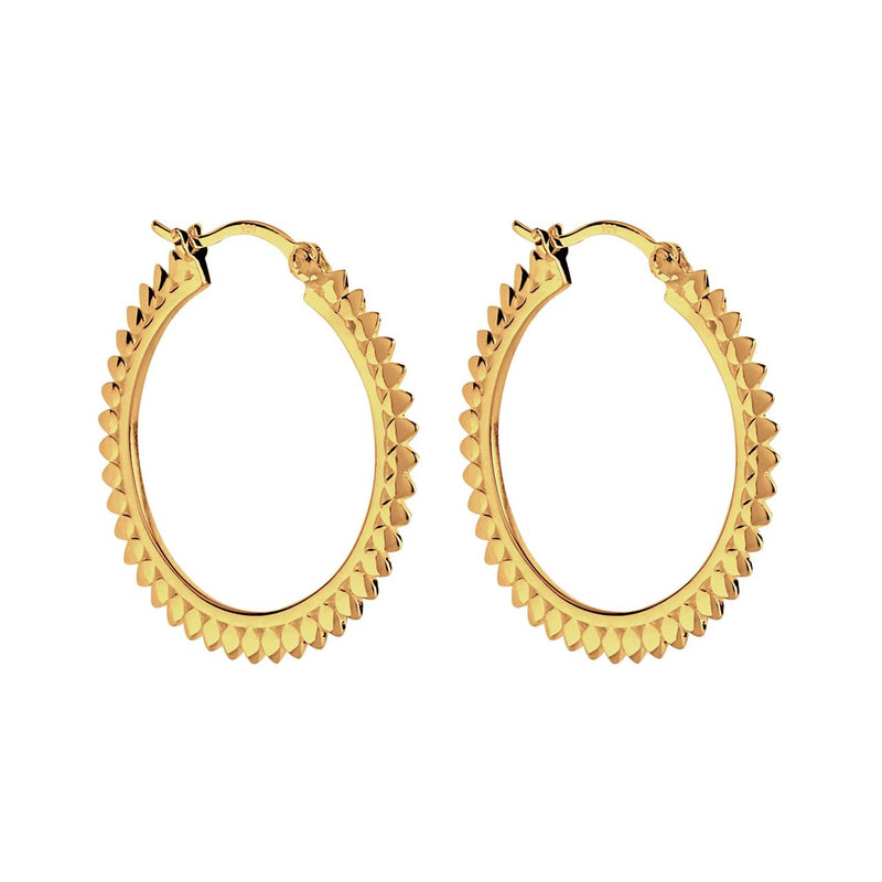 Radiance Hoop Earrings | Yellow Gold