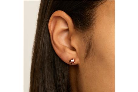 Floret Stud Earrings | Rose Gold