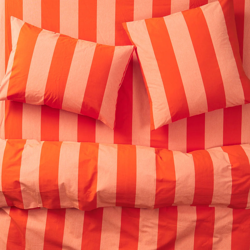 Blanca Cotton Quilt Cover Aperol | King