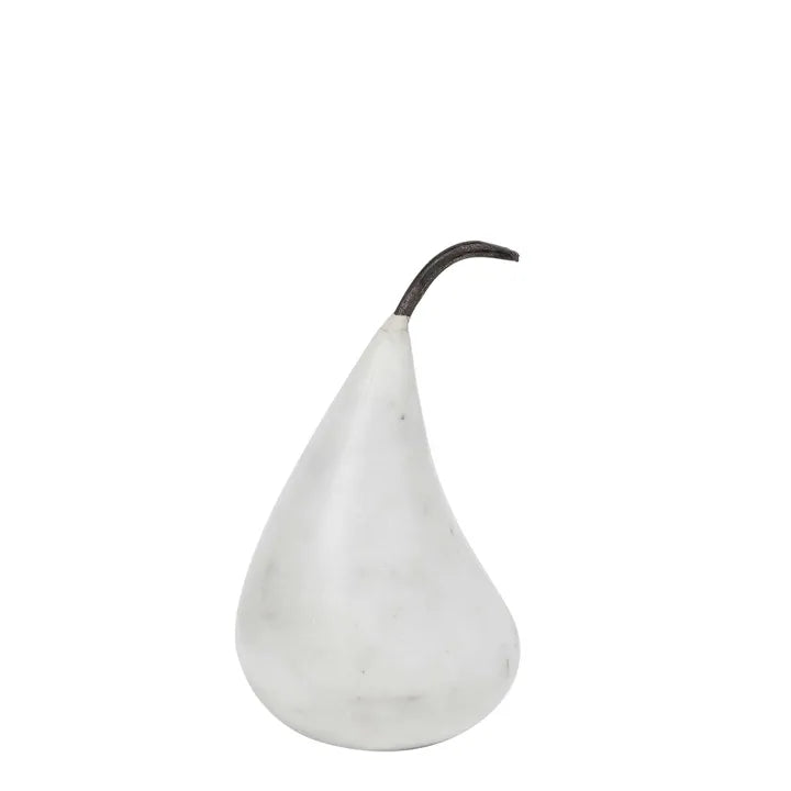 Marble Pear | White