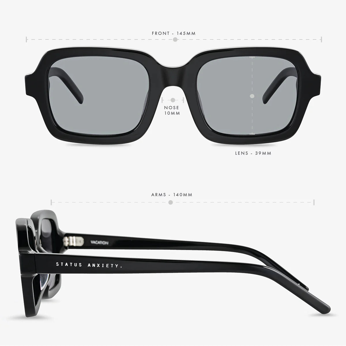 Vacation Sunglasses | Black