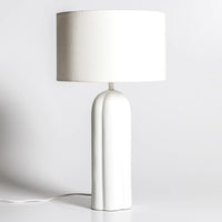 Sorrento Table Lamp with Velvet Shade