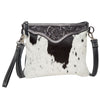Costa Rica Cowhide Clutch Bag with Tooling