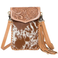Tole | Cowhide Phone Bag with Tooling