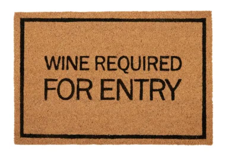 Wine Quote | Doormat | 40 x 60 cm