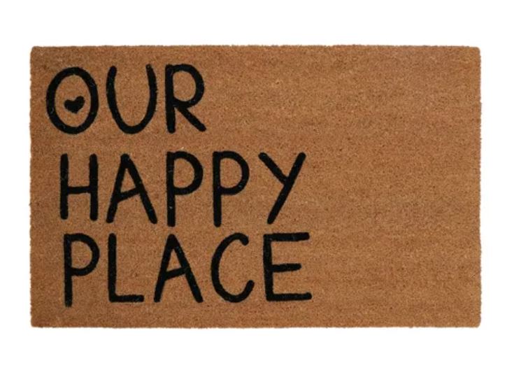 Our Happy Place Coir Doormat