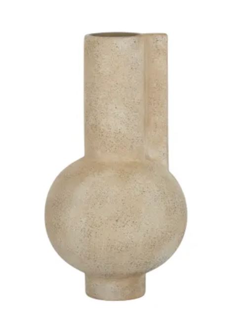 Carbonite Ceramic Vase | Ivory
