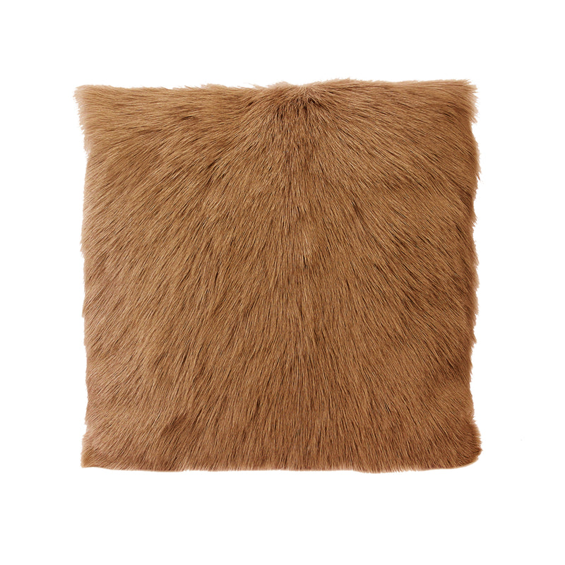 Goat Fur Cushions | Chestnut | 50 x 50cm